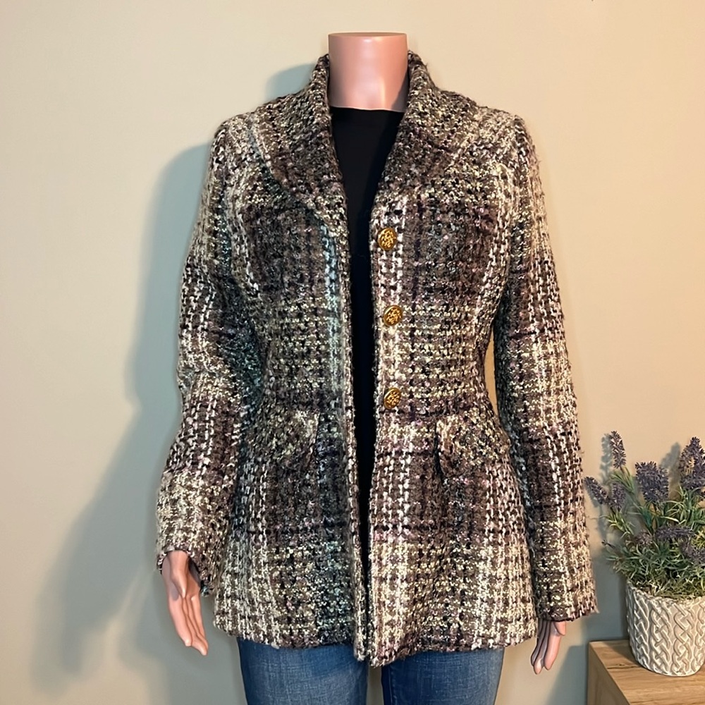 Jessica Simpson Tweed coat